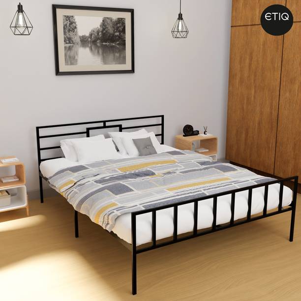 ETIQ Elegiron Metal Queen Bed