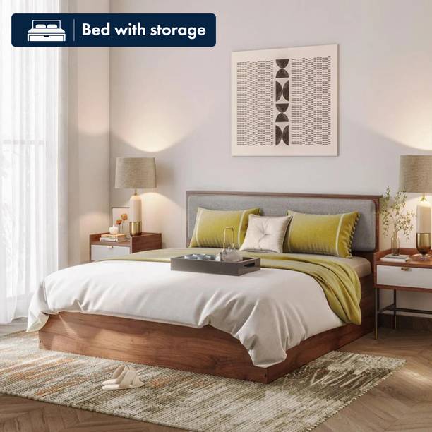 Wakefit TAURUS Engineered Wood King Box Bed, 180 cm x 209 cm (5.91 ft x 6.86 ft)