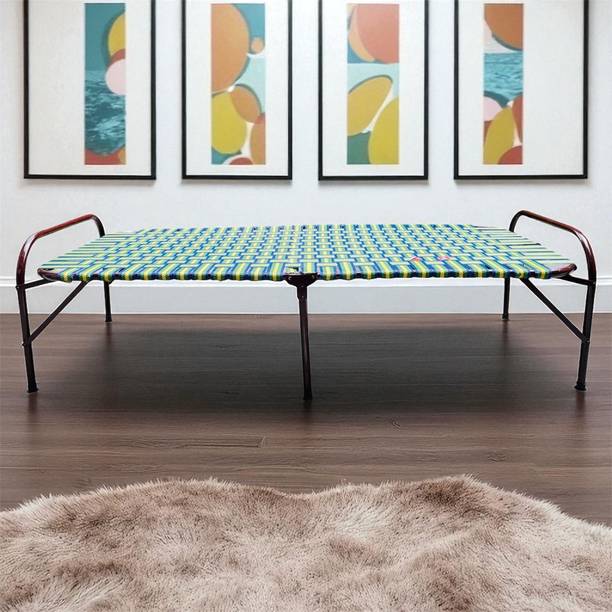 WAMB Premium 3 (×) 6 FEET Metal Single bed Special Size COT,PALANG Metal Single Bed, 85 cm x 86 cm (2.79 ft x 2.82 ft)