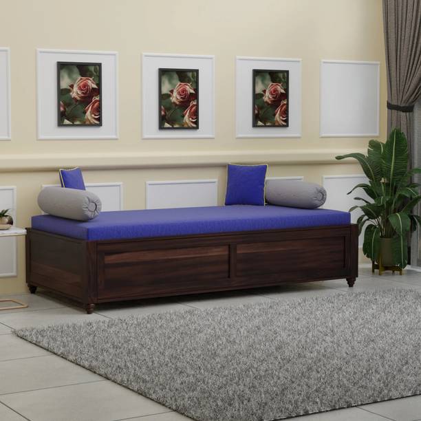 WOODTREND Solid Sheesham Wood Bed/Cot Bed/Palang For Bed Room/Home/Hotel Solid Wood Single Box Bed