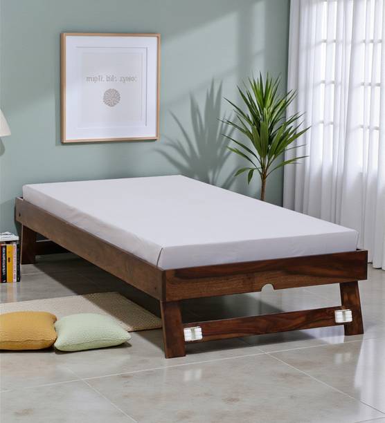Shekhawati Home Urban Sheesham Wood Bed/Solid Wood Palaung/Wooden single Cot Solid Wood Single Bed, 195 cm x 96 cm (6.4 ft x 3.15 ft)