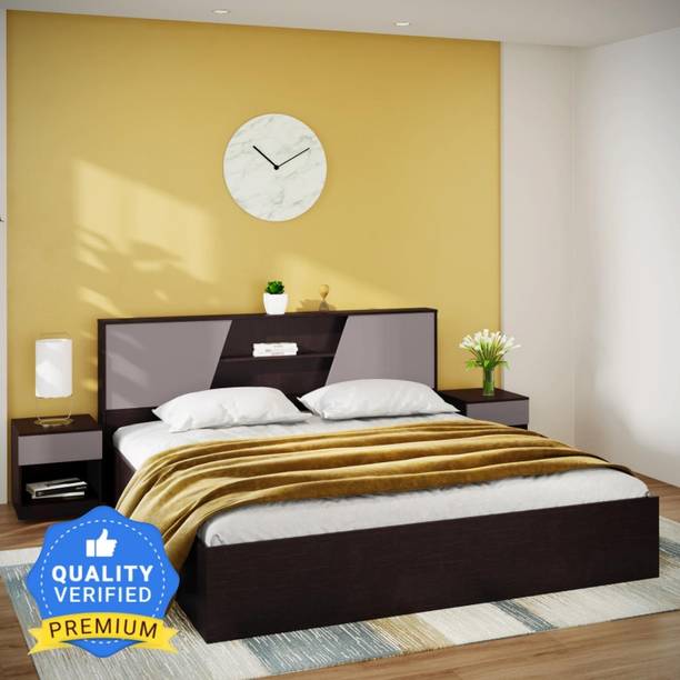 Godrej Interio Hannah Engineered Wood Queen Box Bed