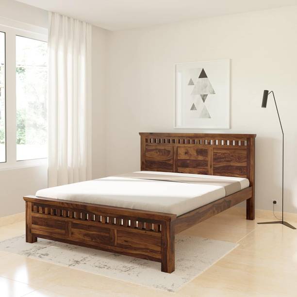 Utkarsh Solid Wood Queen Bed