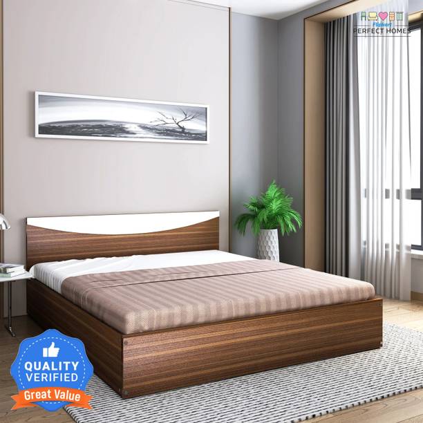 Flipkart Perfect Homes Carol Engineered Wood Queen Bed, 203.5 cm x 159.5 cm (6.68 ft x 5.23 ft)