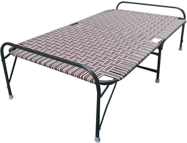 NPPL Comfort Creation Heavy duty folding bed for Indoor & Outdoor Metal Single Bed