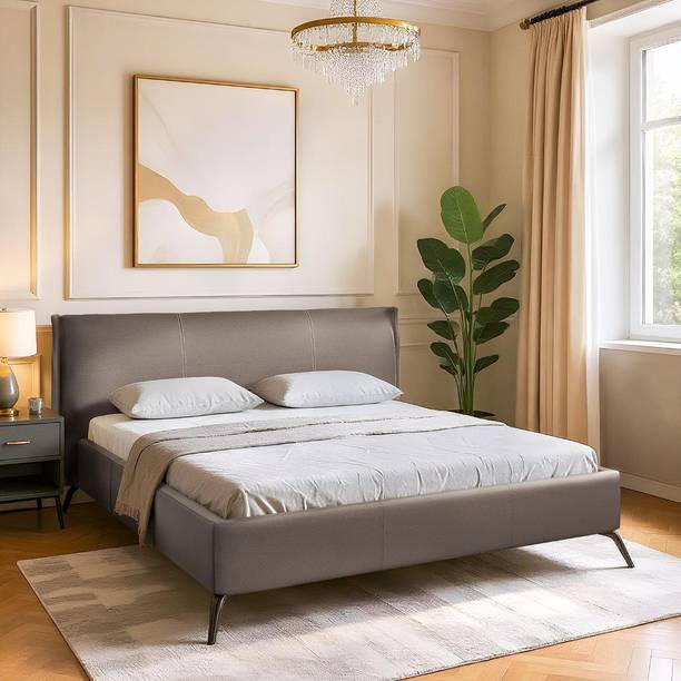 Wakefit Celestra Solid Wood King Bed, 222.5 cm x 221.5 cm (7.3 ft x 7.27 ft)