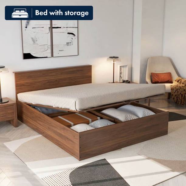 Wakefit Taurus Engineered Wood Queen Hydraulic Bed, 209.7 cm x 209.7 cm (6.88 ft x 6.88 ft)