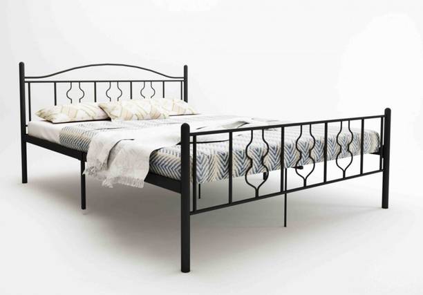 Decorvatsa Metal King Size Bed Without Storage /Bed /Cot Bed for Bedroom Metal King Bed