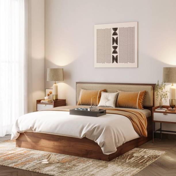 Wakefit TAURUS Engineered Wood King Box Bed
