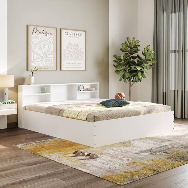 Wakefit Petra Engineered Wood King Box Bed, 217.70000000000002 cm x 191 cm (7.14 ft x 6.27 ft)