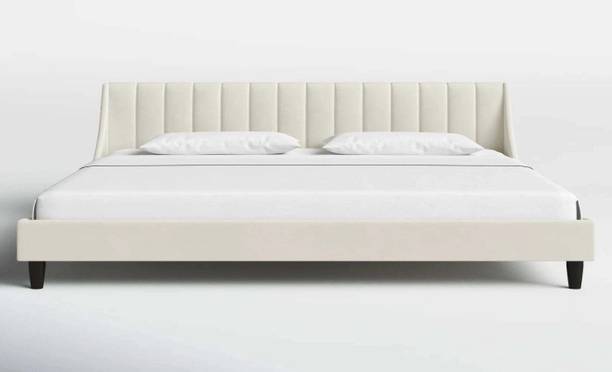 idzyner Solid Wood King Bed