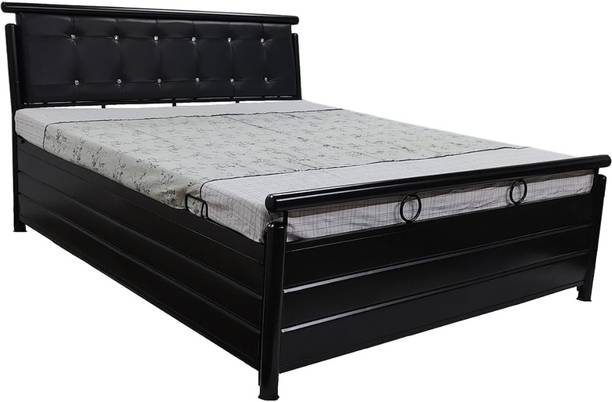 SoftSoul FURNITURE Metal King Hydraulic Bed