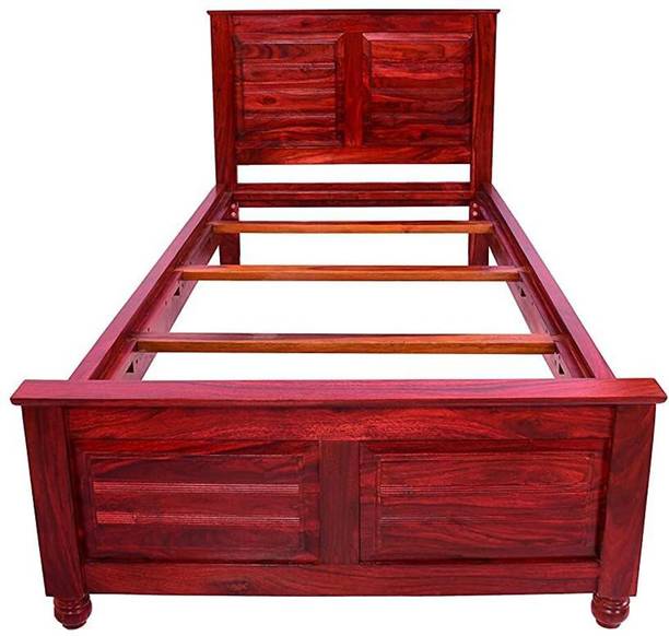 Flipkart Perfect Homes Sheesham Solid Wood Solid Wood Single Bed, 101.6 cm x 208.28 cm (3.33 ft x 6.83 ft)