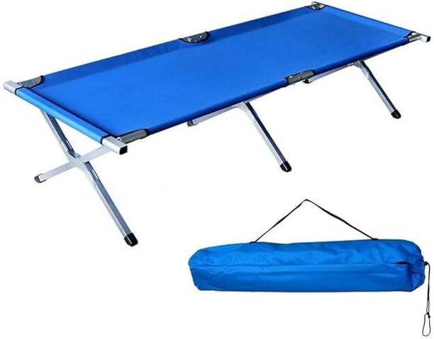 Prime Avtar Foldable Bed Heavy Duty Lightweight Folding Camping Cot Bed Metal Single NA Bed