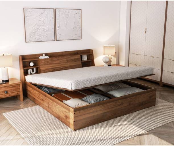 Wakefit Leo Engineered Wood King Hydraulic Bed