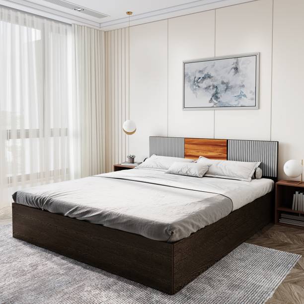 Bharat Lifestyle Aruba Engineered Wood Queen Bed