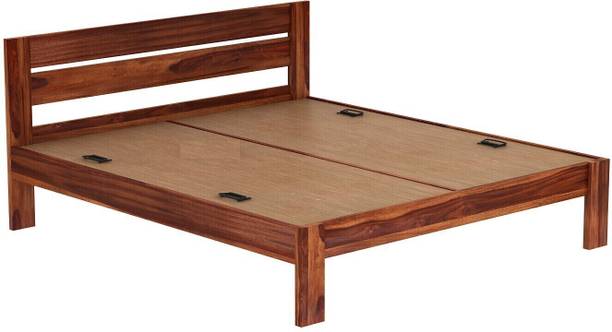 Flipkart Perfect Homes Sheesham Solid Wood Solid Wood Queen Bed