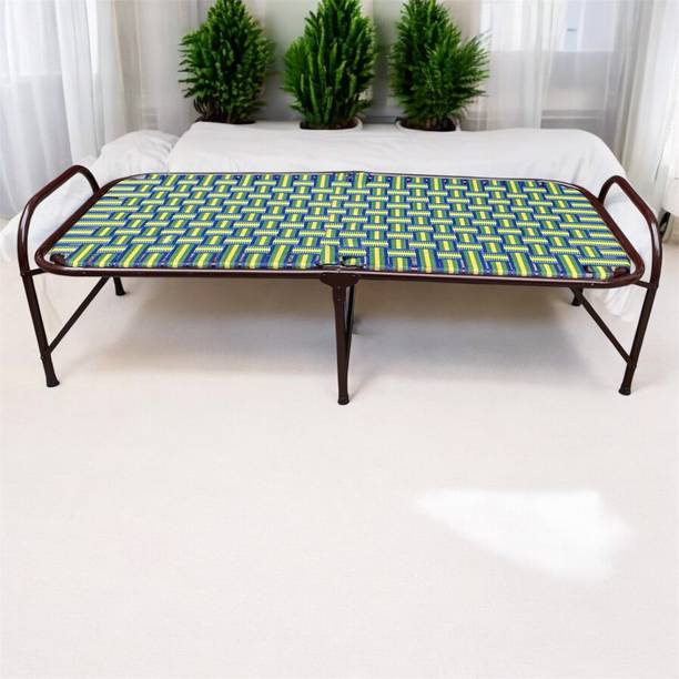 SHIAFA Premium 2.5(×) 5 FEET Metal Single Bed Special Size Khatiya,COT bed,Single Metal Single Bed