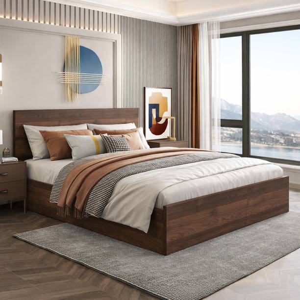 GUDSMITH BQC18 Engineered Wood Queen Bed, 202 cm x 161 cm (6.63 ft x 5.28 ft)