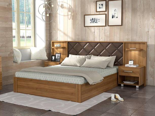 SPACEWOOD Ashton Engineered Wood Queen Hydraulic Bed