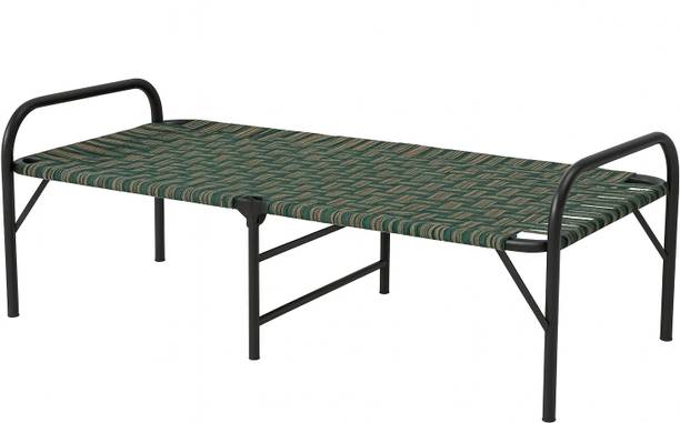 AVIKA Metal Single Bed, 90 cm x 70 cm (2.95 ft x 2.3 ft)