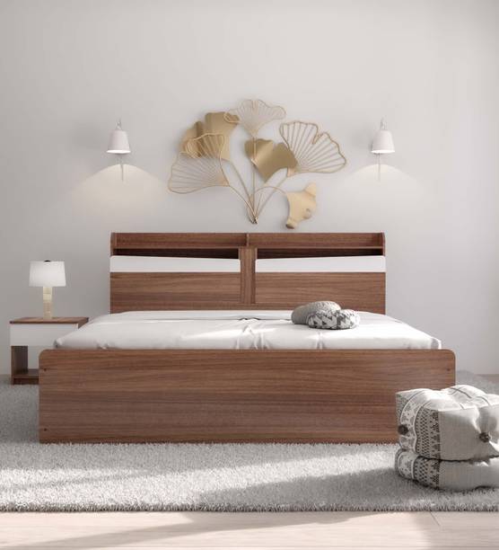 NEUDOT Calton King Engineered Wood King Hydraulic Bed