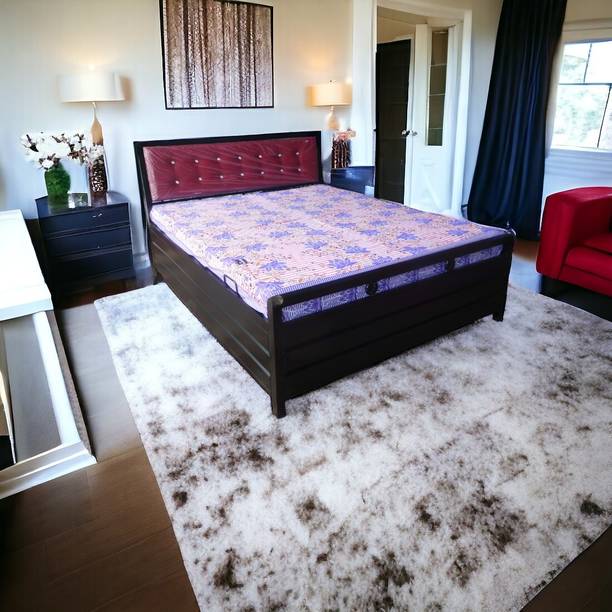 Lakecity group Heath Cherry (6x6) Metal Double Hydraulic Bed