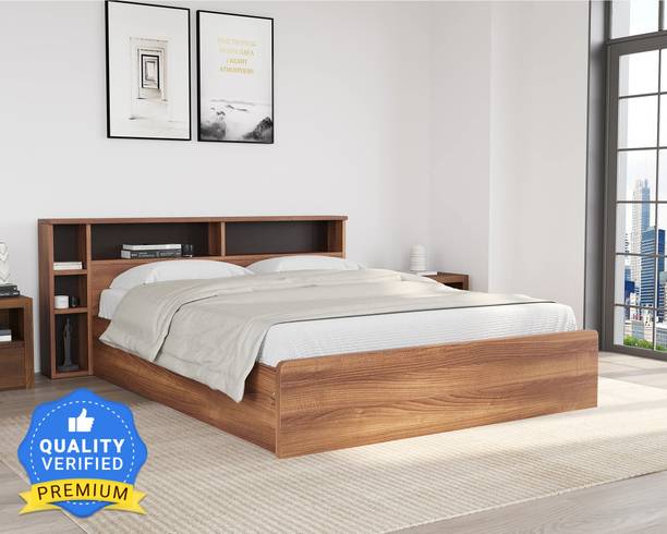 Nilkamal Torrie With Storage Engineered Wood Queen Box Bed