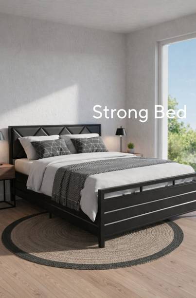 Ahad Enterprises Ahad Double Bed Metal Double Hydraulic Bed