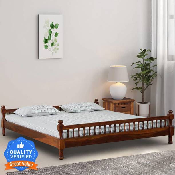 Flipkart Perfect Homes Solid Wood King Bed