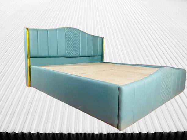 ATAKI Solid Wood Double Box Bed