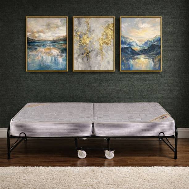 KIRA COLLECTION 70020 Metal Single Bed, 190.5 cm x 92 cm (6.25 ft x 3.02 ft)