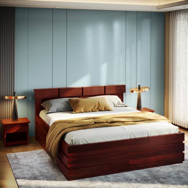 Godrej Interio Grande Advance Solid Wood King Hydraulic Bed