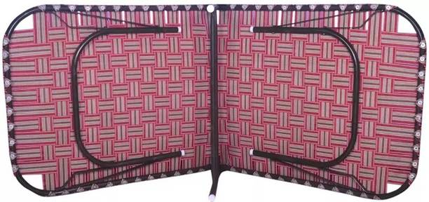 Nylon Solid Wood Double Bed