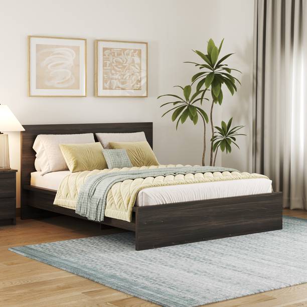 Wakefit Centaur Engineered Wood Queen Bed, 164 cm x 96 cm (5.38 ft x 3.15 ft)