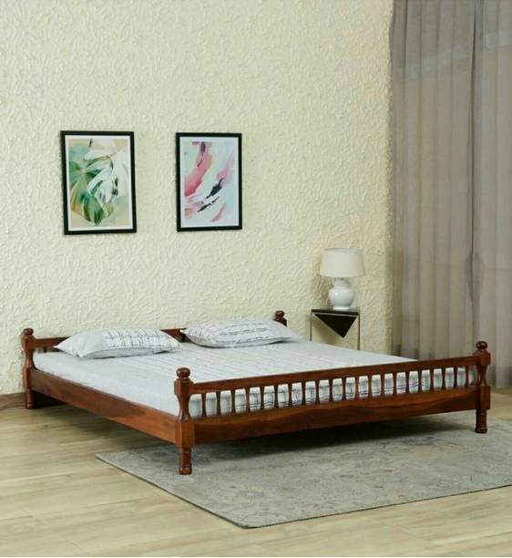 WoodMart Furniture Solid Wood King Bed