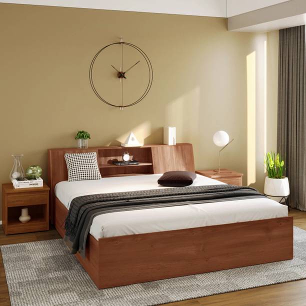 Godrej Interio Alpha Engineered Wood Queen Box Bed