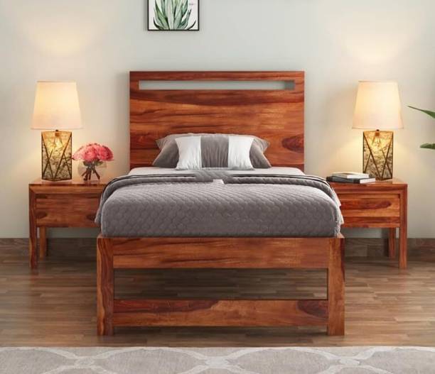 Ferrovilla Solid Wood Single Bed, 198.12 cm x 91.44 cm (6.5 ft x 3.0 ft)
