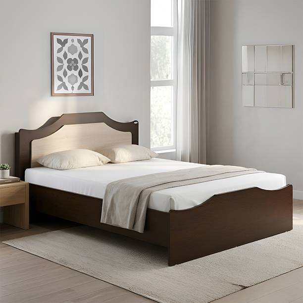 Nilkamal Willy Engineered Wood Double Bed, 203.1 cm x 127 cm (6.66 ft x 4.17 ft)