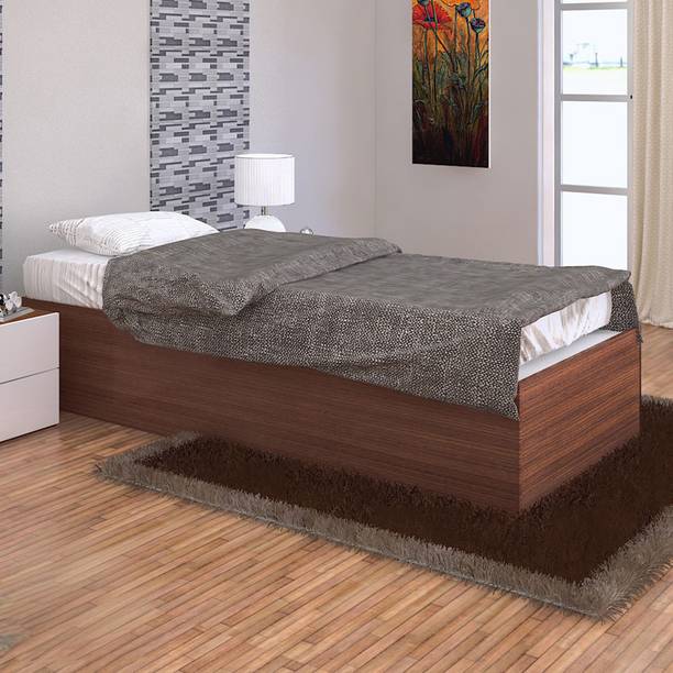 Hometown Ria Engineered Wood Single Box Bed, 185 cm x 81 cm (6.07 ft x 2.66 ft)