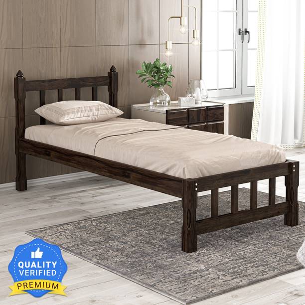 Meera Handicraft Sheesham Wood Solid Wood Single Bed