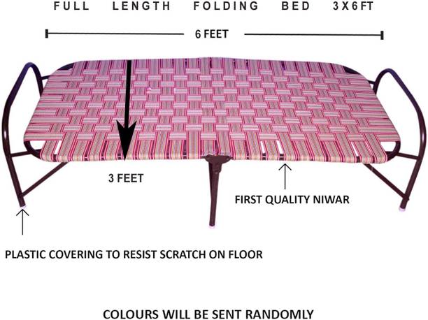 bharat traders Metal Single Bed