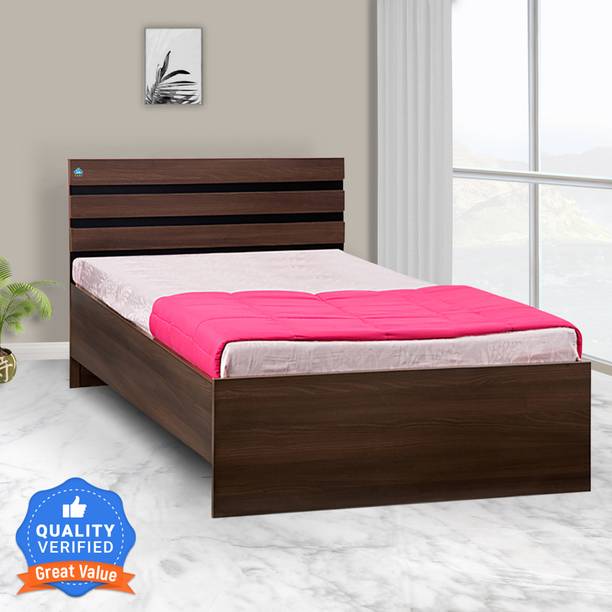 Delite Kom Cocoa Engineered Wood Single Bed