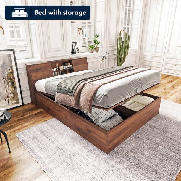 Wakefit Orion Engineered Wood Queen Hydraulic Bed, 160.5 cm x 223.2 cm (5.27 ft x 7.32 ft)