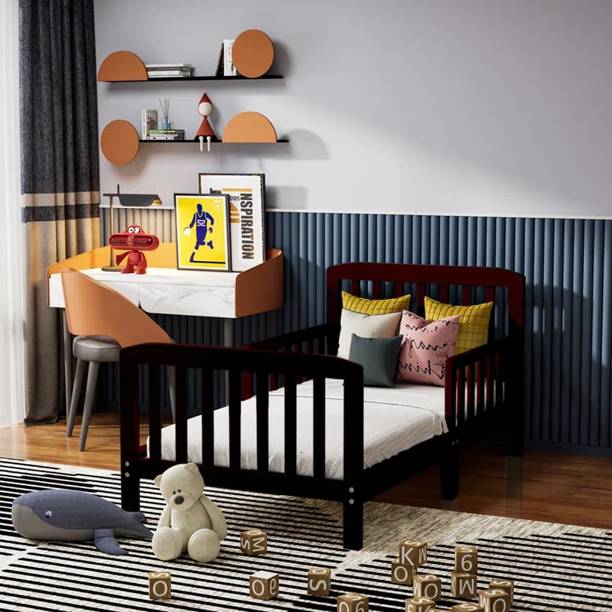 lifestyle furniture LF I Toddler Bed for kids I 48x30 inch Solid Wood Single Bed