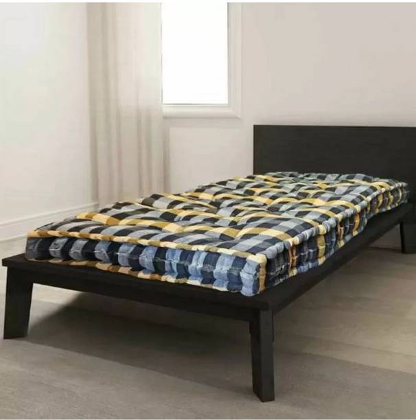 HANDLOOM Krt Cotton mattress Engineered Wood Single Bed