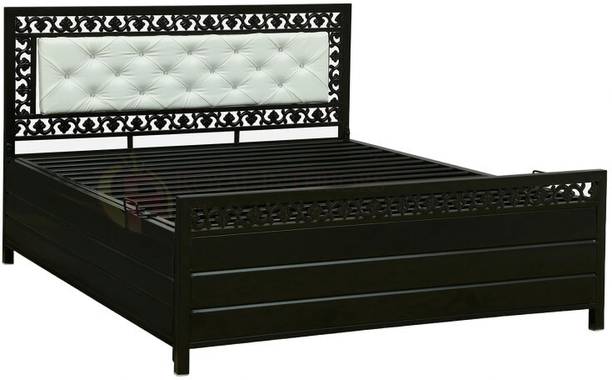 INDIAN FURNITURE MART Metal King Hydraulic Bed