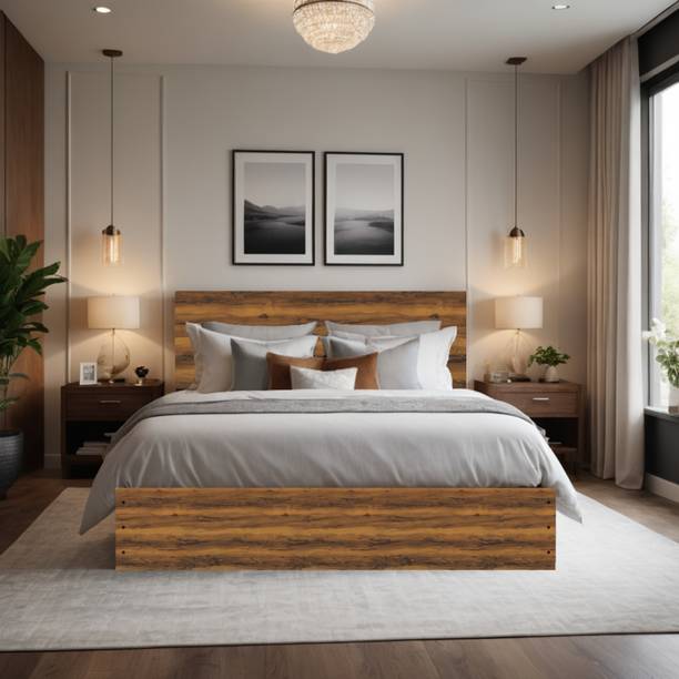 Sajjani DEVI11 Engineered Wood Queen Box Bed