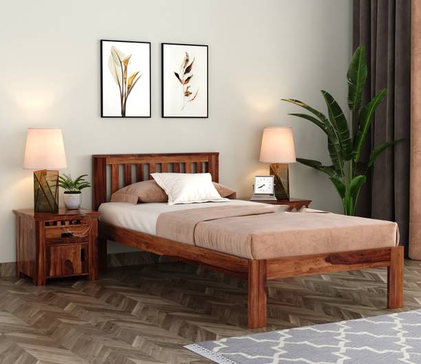 HRKA Amenities Solid Wood Single Bed