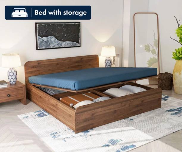 Wakefit Astra Engineered Wood Queen Hydraulic Bed, 209 cm x 150 cm (6.86 ft x 4.92 ft)